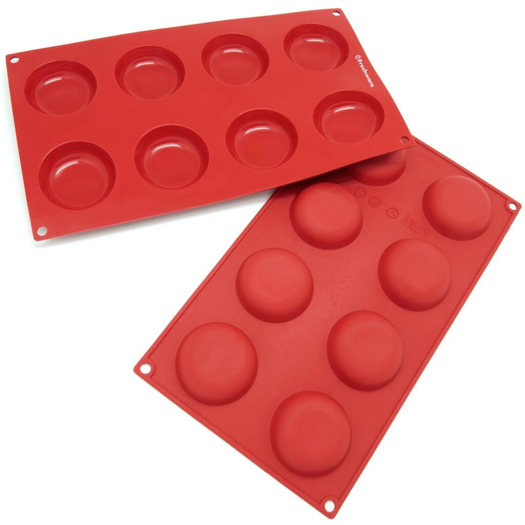 Freshware 8-cavity Silicone Mold and Baking Pan