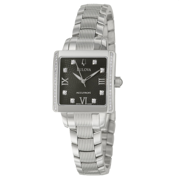 Bulova Accutron Women's 'Masella' Water Resistant Stainless Steel Watch Accutron Women's Accutron Watches