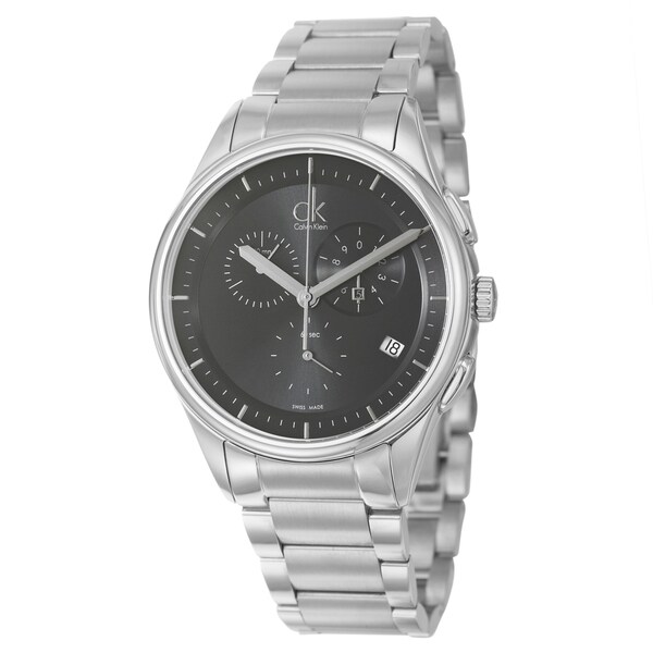 Calvin Klein Men's 'Basic' Stainless Steel Watch - Overstock - 6958905