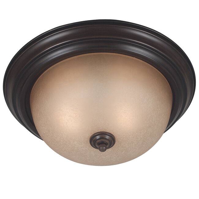 Jubilee 2 Light Oil Rubbed Bronze Flush Mount