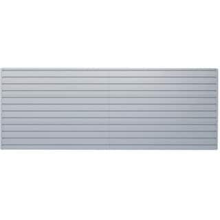 24 Square Feet Slatwall Panel Pack - Silver