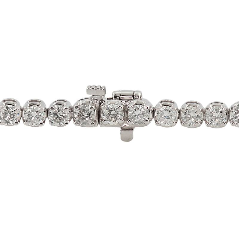 Auriya 3 carat TW Round Diamond Tennis Bracelet 14k Gold