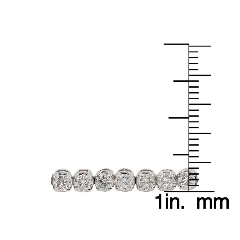 Auriya 3 carat TW Round Diamond Tennis Bracelet 14k Gold
