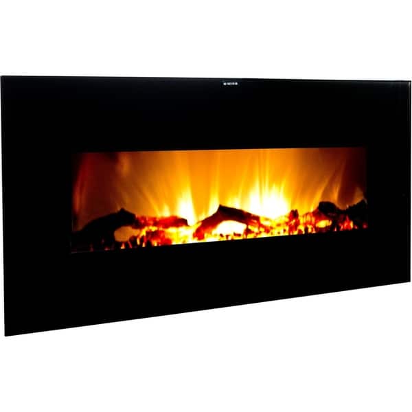 Shop Warmhouse Valencia Extra Wide Wall Mount Electric Fireplace