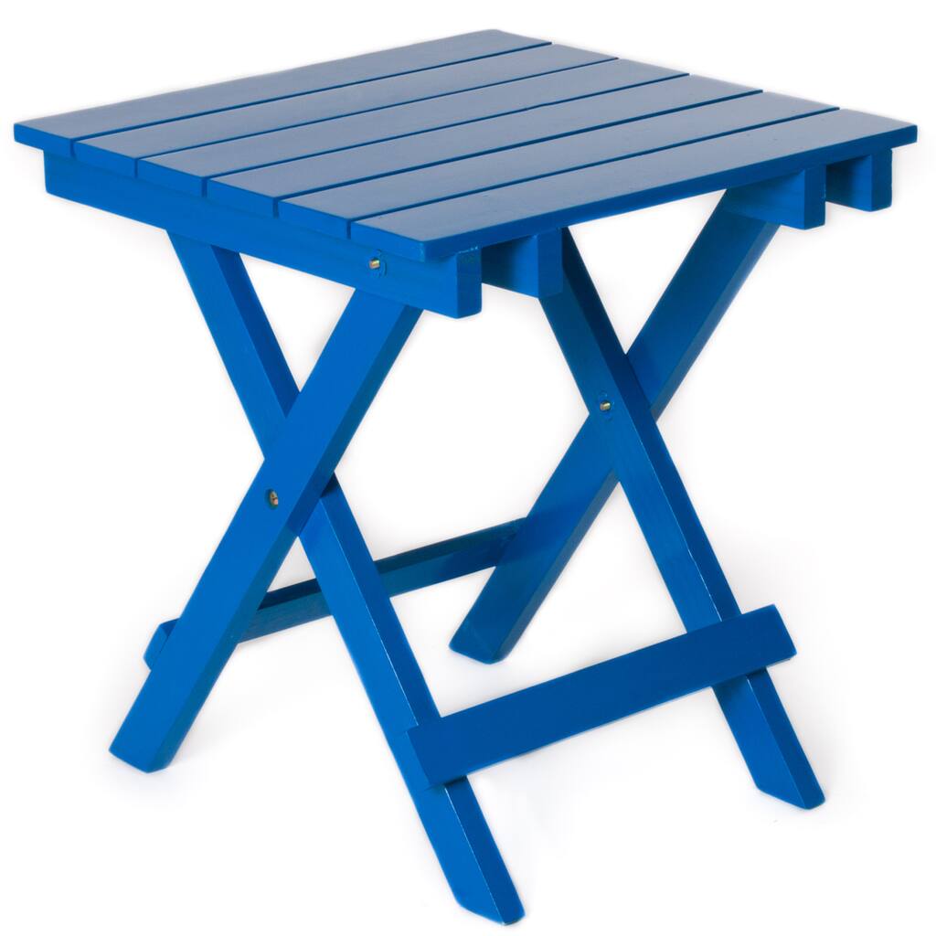 Royal Blue Foldable Side Table