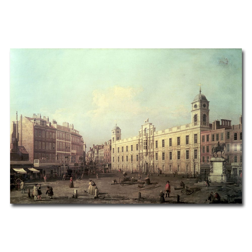 Canaletto Northumberland House Horizontal Canvas Art