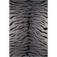 preview thumbnail 18 of 17, Nourison Contour Modern Zebra Print Hand-tufted Area Rug 5' x 7' 6" - Black/Grey - Rectangle