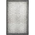 Safavieh Hand-hooked Chelsea Leopard White Wool Rug (6' x 9') - 6' x 9'