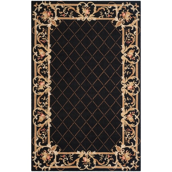 Safavieh Hand-hooked Chelsea Eden Brown Wool Rug - 7'9" x 9'9"
