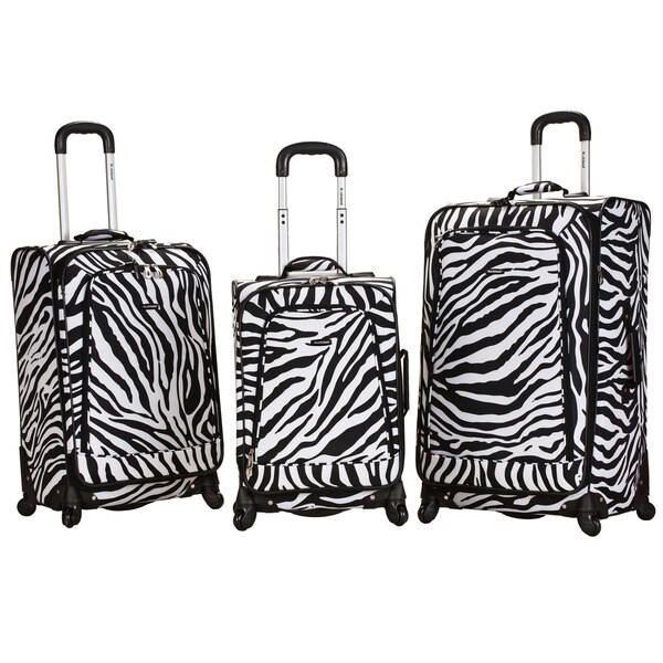 Shop Rockland Deluxe Zebra Threepiece Expandable Spinner Upright