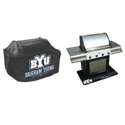 Brigham Young Cougars Grill Cover and Mat Set College Themed