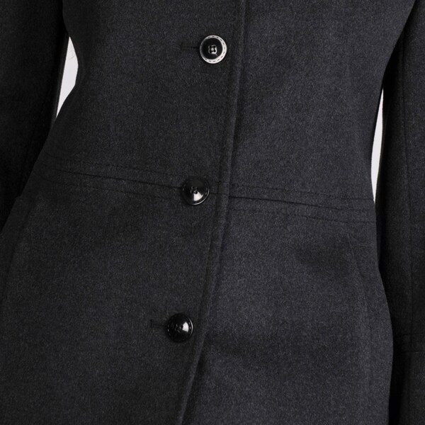 larry levine updated wool coat