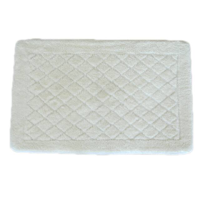 Solid White Memory Foam 20 x 32 Bath Mat - 1'8" x 2'8"