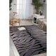 preview thumbnail 19 of 17, Nourison Contour Modern Zebra Print Hand-tufted Area Rug