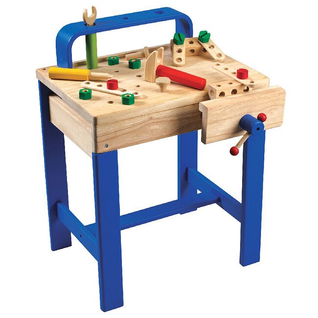 Wonderworld Toys Rubber Wood Wonder Work Bench for Young 