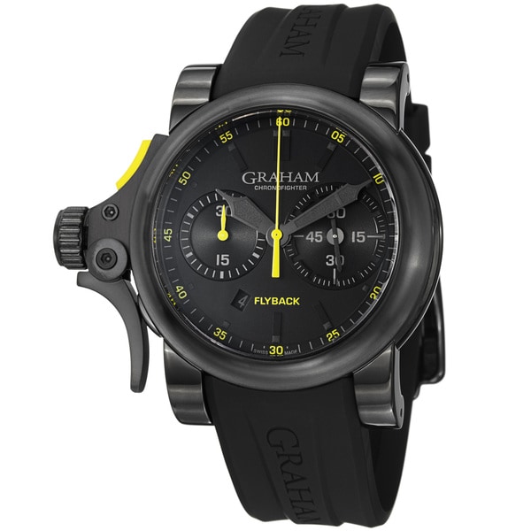 Graham Mens 2TRAB.B11A Chronofighter Black Dial Chronograph