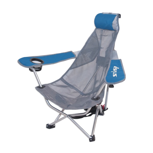 K Blue Mesh Backpack Chair