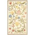 Safavieh Hand-hooked Garden Scrolls Ivory Wool Rug - 3'9 x 5'9
