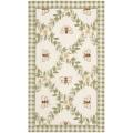 Safavieh Hand-hooked Bumblebee Ivory Wool Rug - 2'6 x 4'