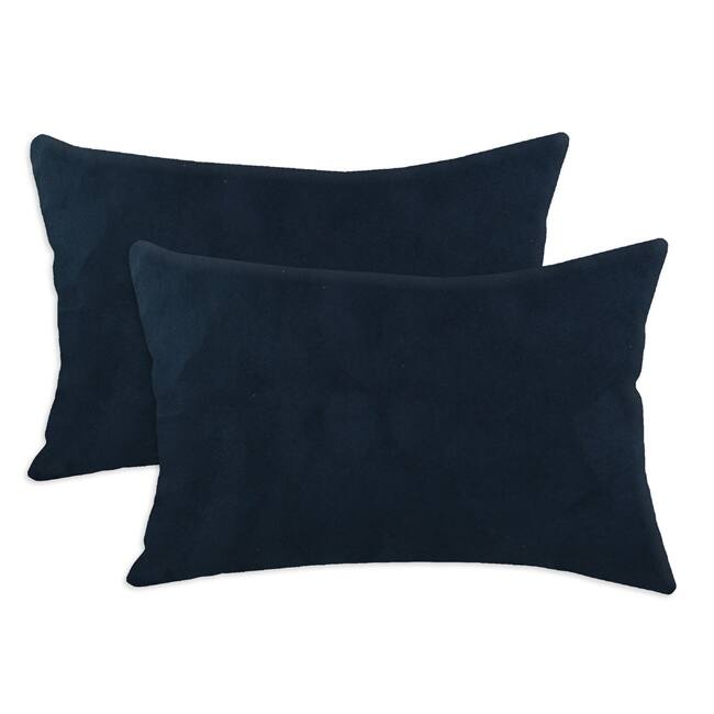 Slam Dunk Navy Simply Soft S-backed 12.5x19 Fiber Pillows (Set of 2)