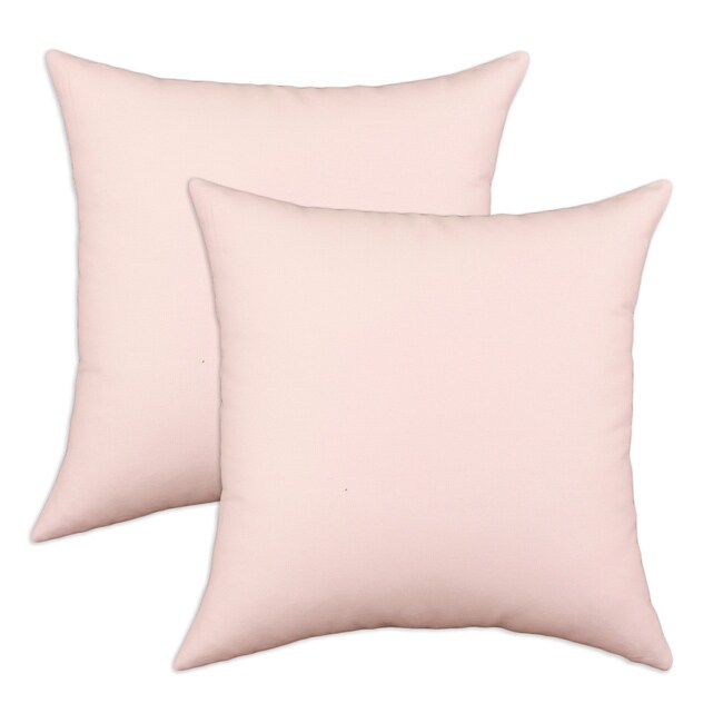 Duck Pink S-backed 17x17-inch Fiber Pillows (Set of 2)