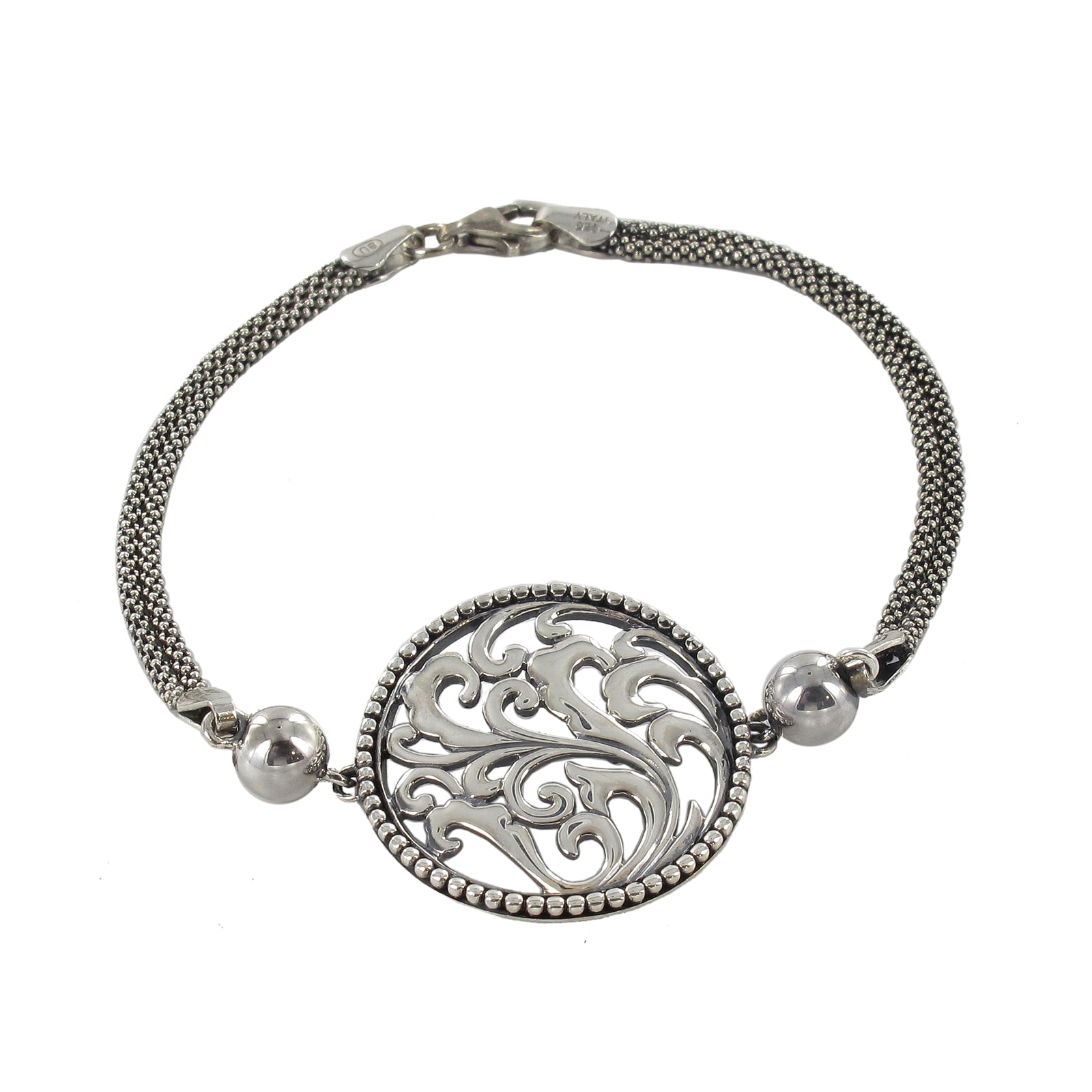 filigree beaded antiqued bracelet msrp $ 107 00 today $ 45 49 off msrp