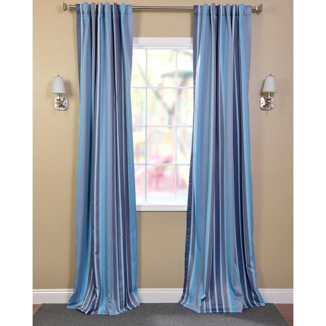Exclusive Fabrics Poolside Stripe Room Darkening Curtain (1 Panel)