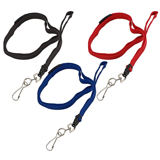GBC BadgeMates Breakaway Lanyards with Swivel Hook (Pack of 5)