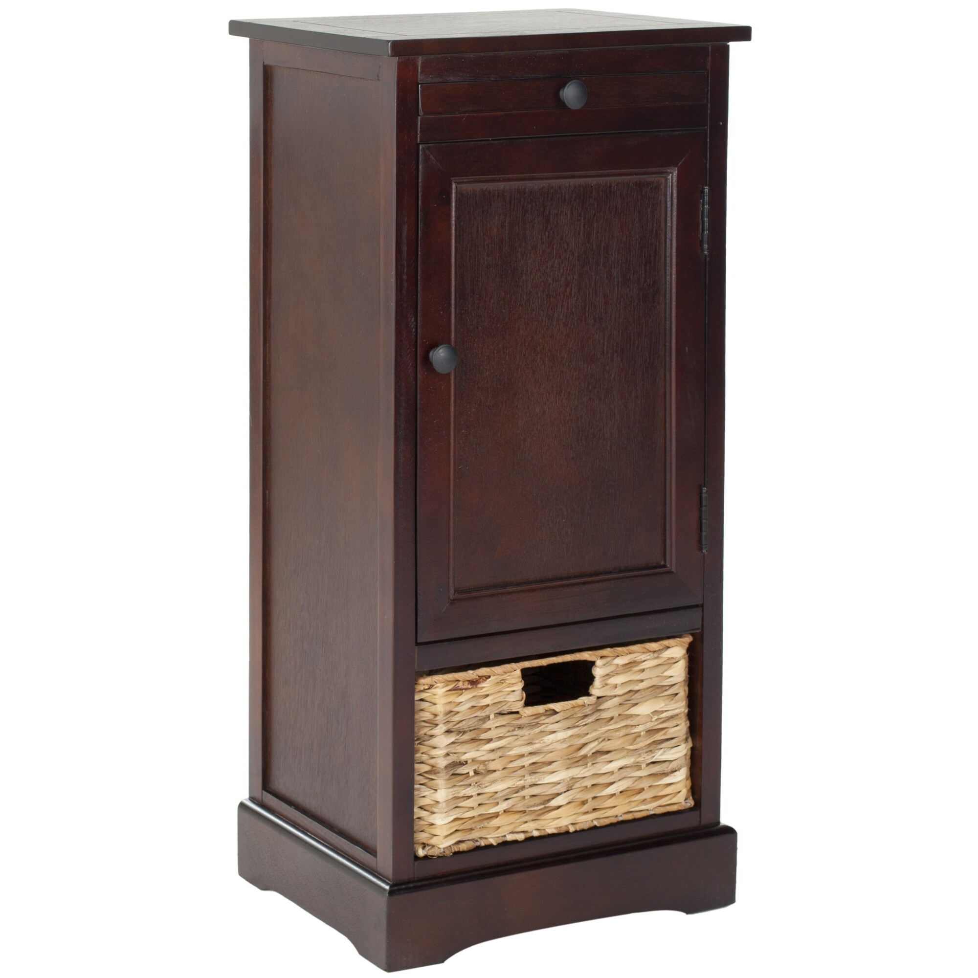Shop Safavieh Cape Cod 2 Drawer Dark Cherry Tall Storage Unit
