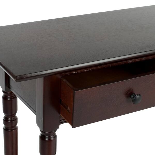 Shop Safavieh Cape Cod Dark Cherry 2 Drawer Console Table On