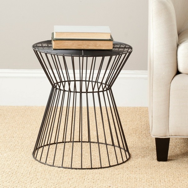 Safavieh Steelworks Iron Wires Black Stool