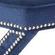 preview thumbnail 4 of 4, SAFAVIEH Indigo Nailhead x Bench - 42.5"x21.3"x19.3"