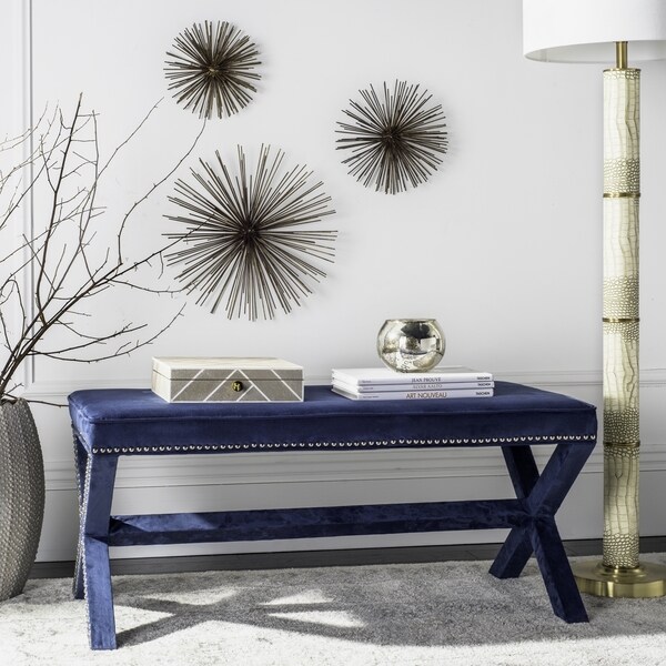 Safavieh Indigo Nailhead x Bench