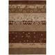 preview thumbnail 21 of 22, Nourison Contour Classic Damask with Scrolling leaves and Geometric Shapes Hand-tufted Area Rug 3'6" x 5'6" - Multi - Rectangle