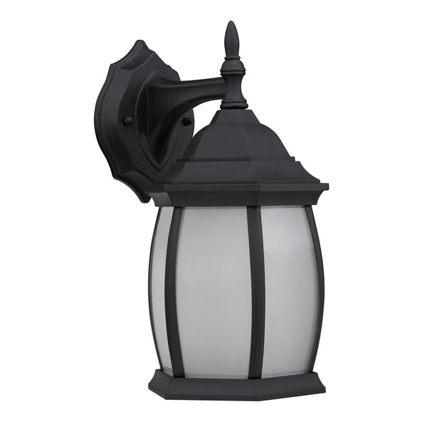 Weatherproof Transitional Black One Light Outdoor Wall Fixture