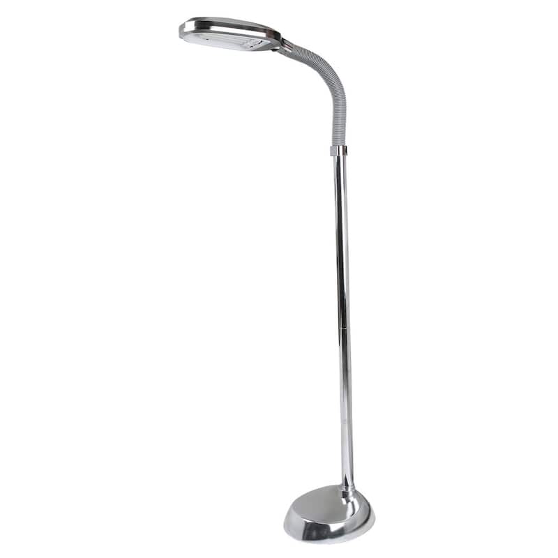 Adjustable Natural Daylight Floor Lamp with Bendable Neck