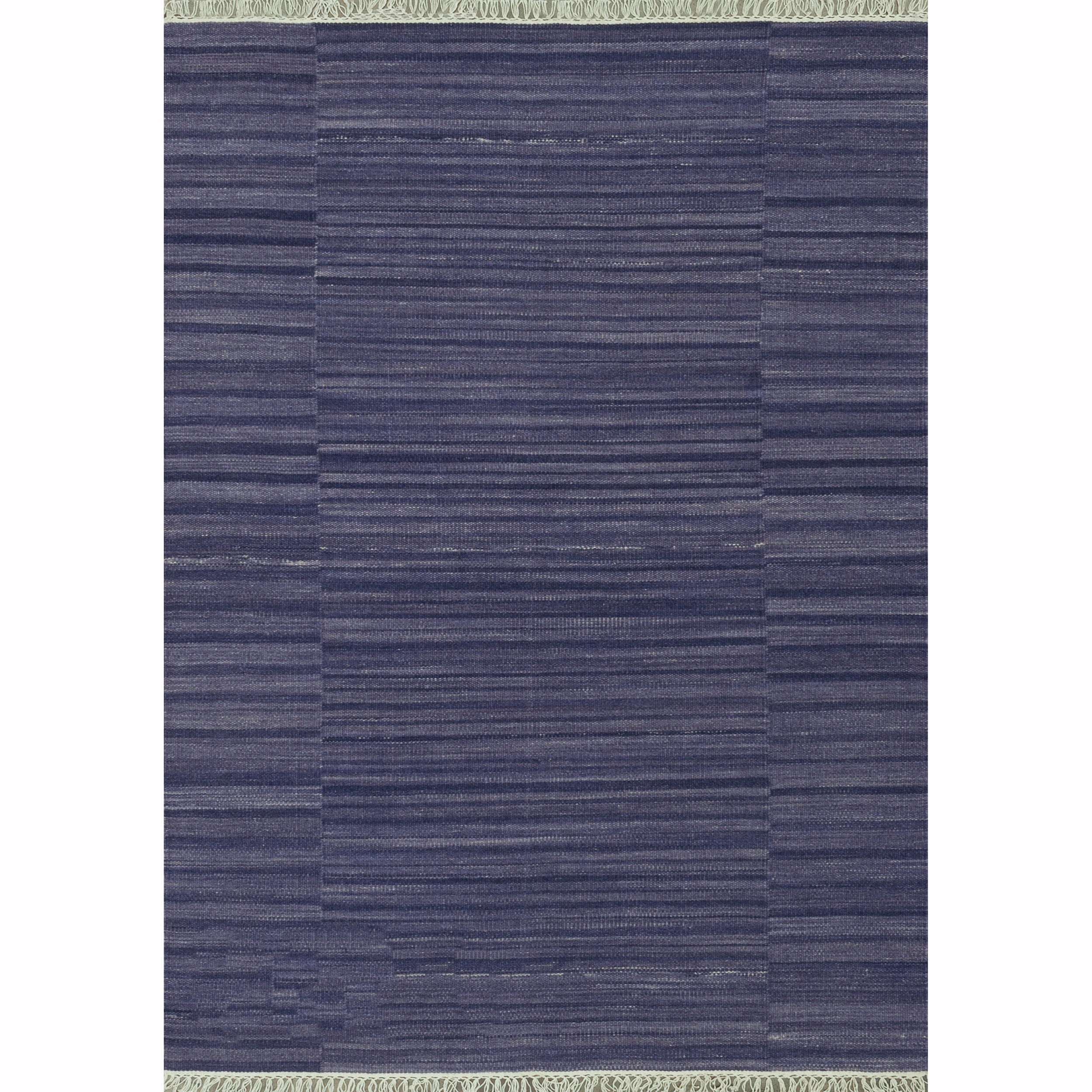 Hand woven Green Fleur Wool Rug (36 X 56)