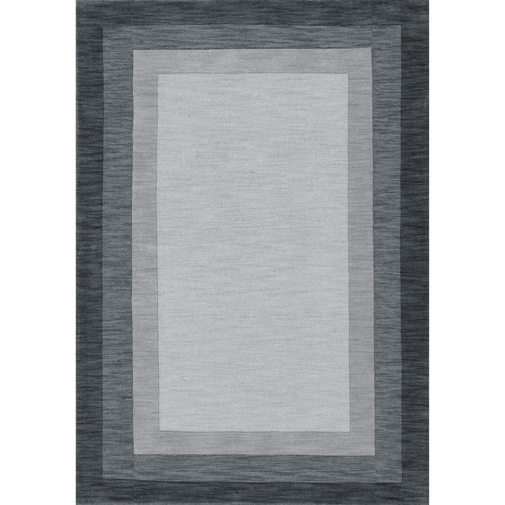 Alexander Home Helena Border Pattern Hand-tufted Pure Wool Rug