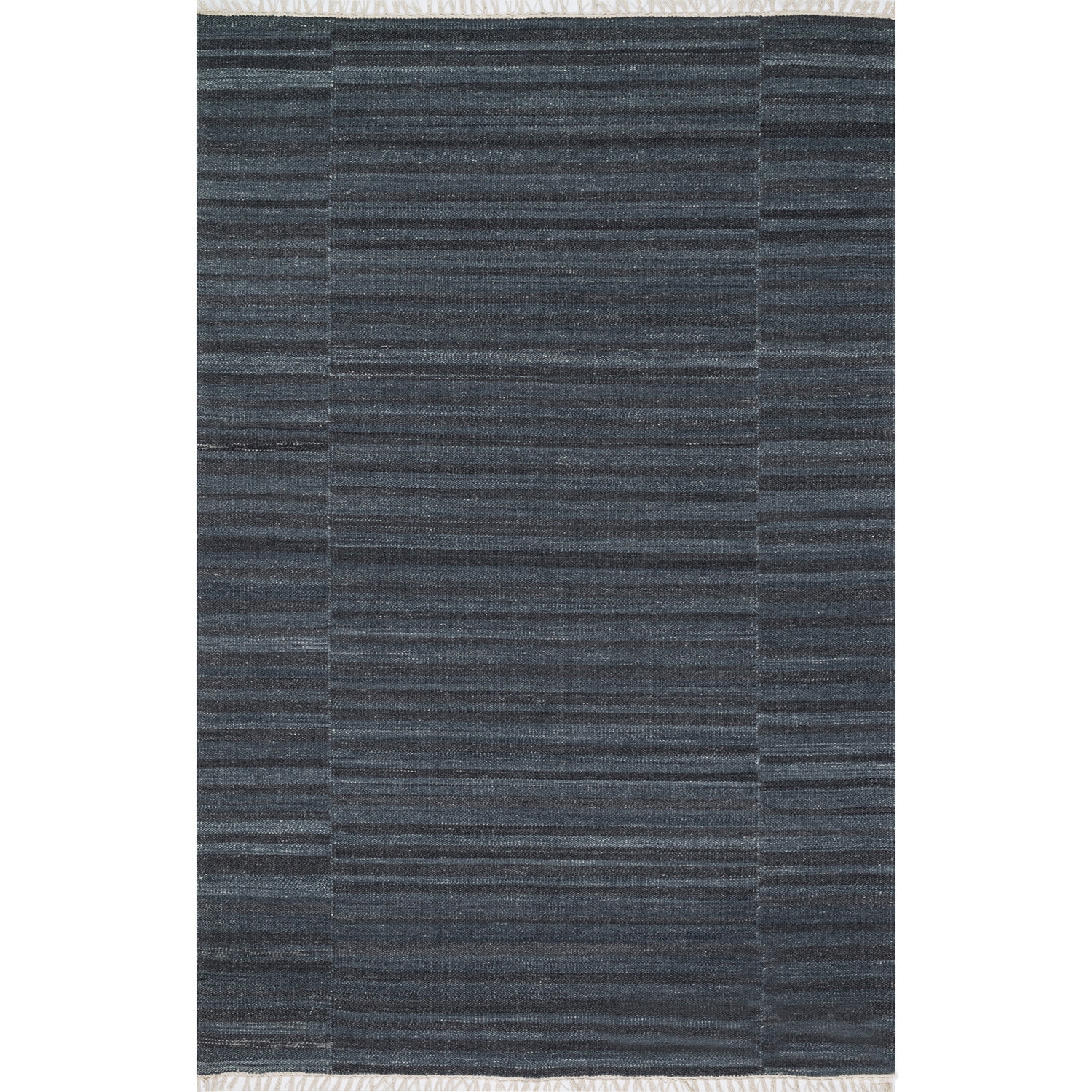 Alexander Home Hand woven Fleur Wool Rug (79 X 99) Gray Size 79 x 99