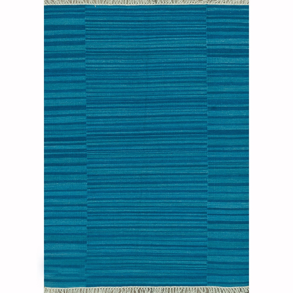 Hand woven Fleur Wool Rug (50 X 76)