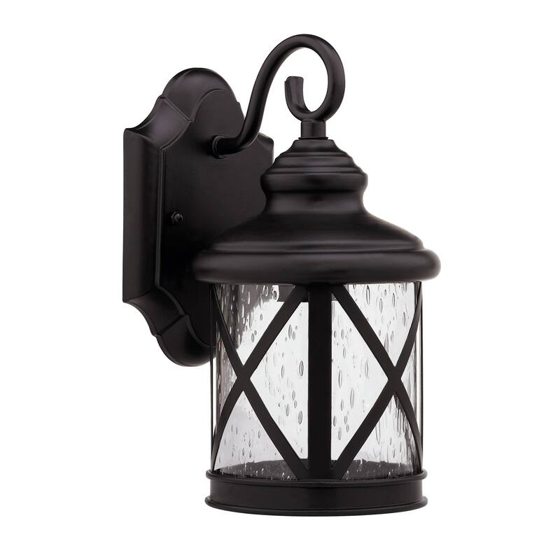1-light Dark Rubbed Bronze Outdoor Wall Light