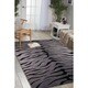 preview thumbnail 1 of 17, Nourison Contour Modern Zebra Print Hand-tufted Area Rug