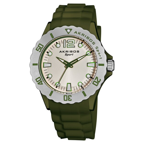 olive green strap watch