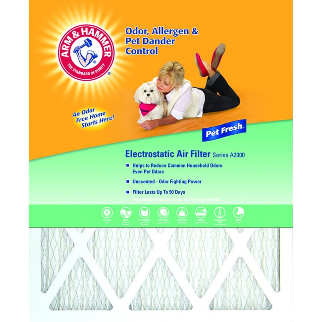 Arm   Hammer 20 X 24 X 1 Pet Fresh Pet Protection Air Filter