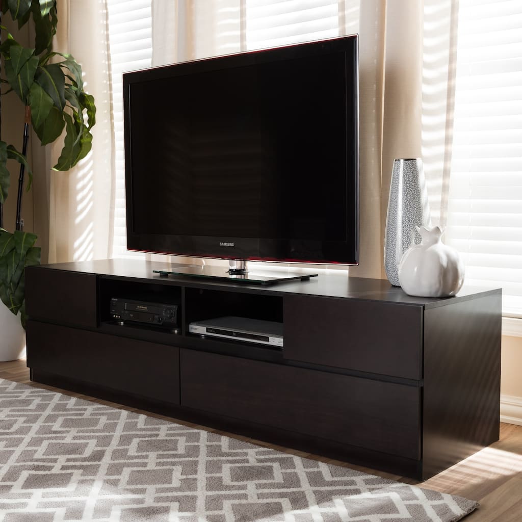 LOVATO Dark Brown TV Cabinet
