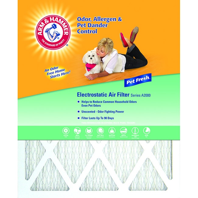 Arm   Hammer 14 X 30 X 1 Pet Fresh Pet Protection Air Filter