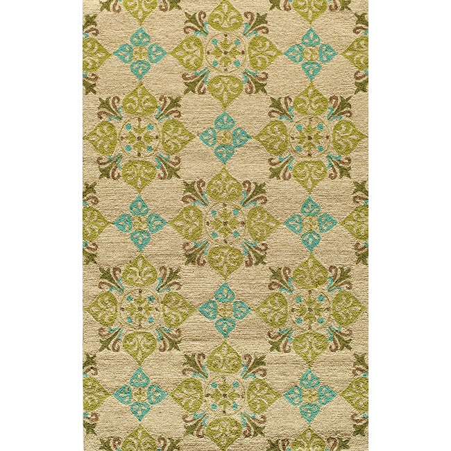 Indoor/ Outdoor South Beach Sand Medallions Rug (20 X 30)