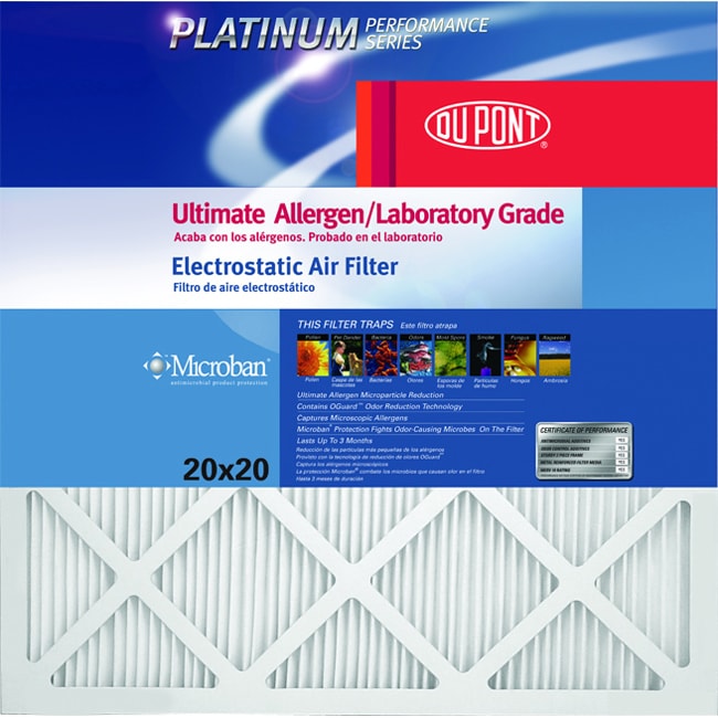 Dupont 14 X 30 Proclear Maximum Allergen Electrostatic Air Filter (14 x 30 x 1Model AF P1430<img src=http//ak2.ostkcdn/img/mxc/usamade.gif border=0 align=left )