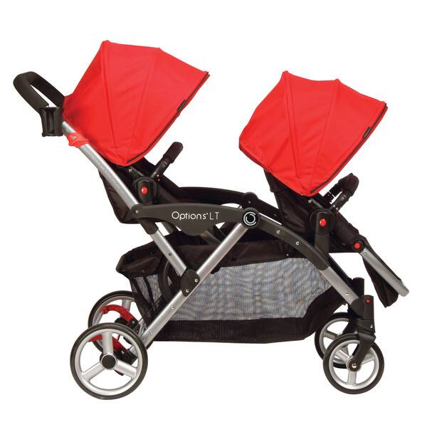 Contours Options LT Tandem Stroller in Crimson - Red/Black - Overstock - 6976002 Contours Options LT Tandem Stroller in Crimson - Red/Black - Overstock - 6976002