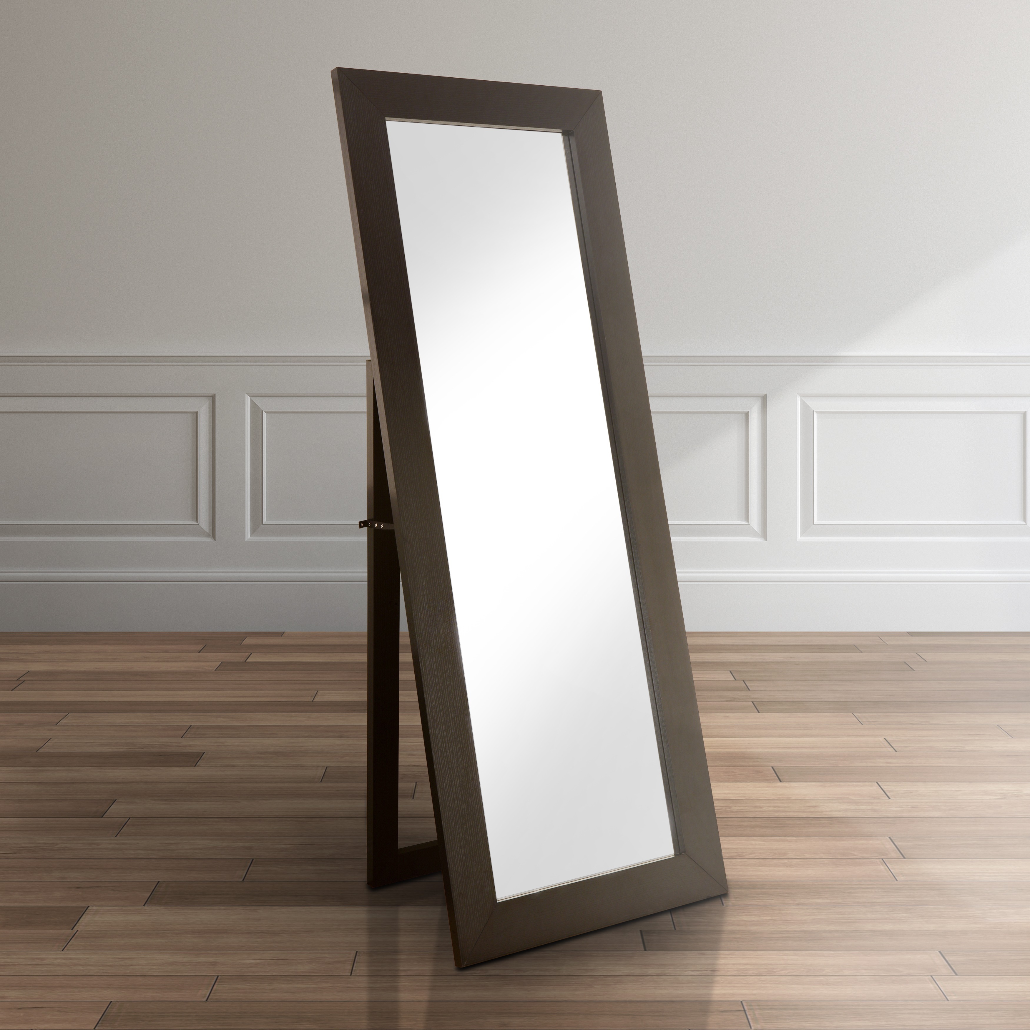 Furniture Of America Emilia Black Finish Full Body Mirror